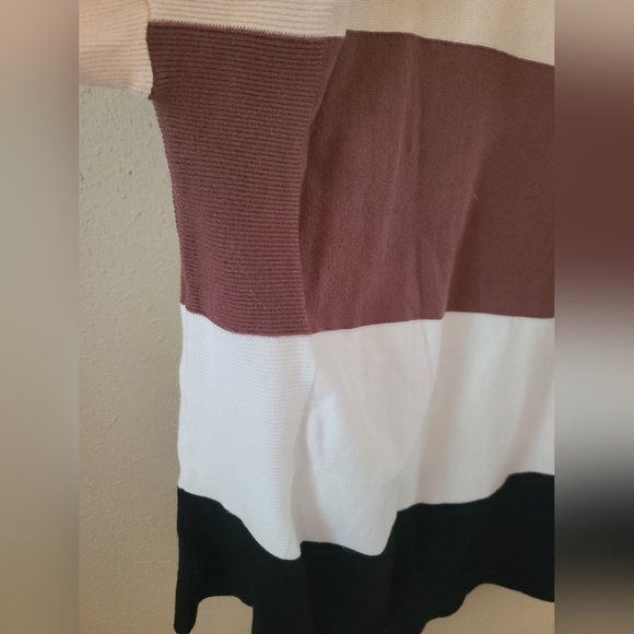 NWT 143 Story Oversized, Colorblock Cowl Turtleneck Sweater Sz L - Picture 3 of 11